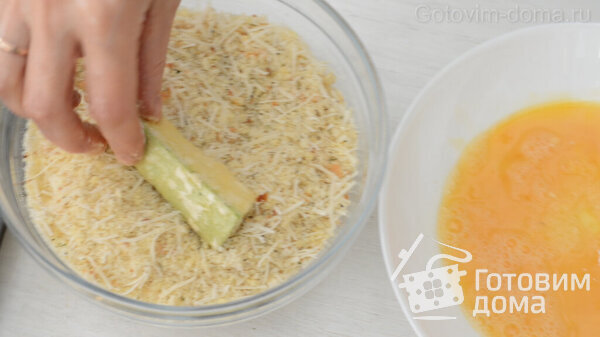 Хрустящие кабачки в сырной панировке фото к рецепту 7