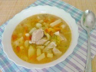 Щи летние (из свежей капусты)