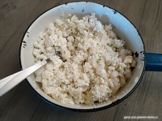 Gzik. Pyrki z gzikiem. Гзик и картошечка с гзиком.