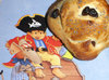 Детские молочные булочки "Пиратские сокровища"