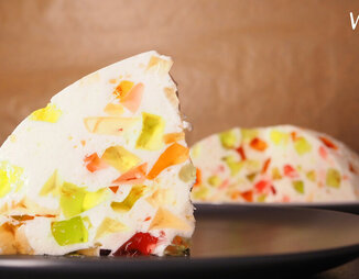 Торт Битое стекло | Желейный торт без выпечки