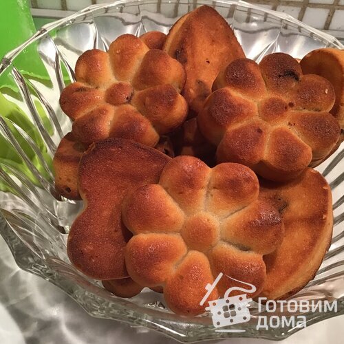 Творожные плюшки.