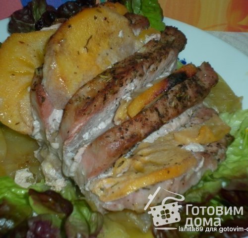 Свинина запечённая с хурмой &quot;Солнышко!&quot;