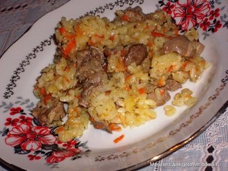 Дроб сарма-куриная печень с рисом