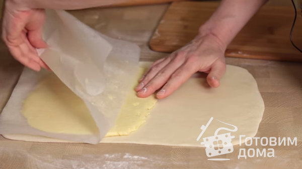 Слоеное бездрожжевое тесто – 2 варианта фото к рецепту 4