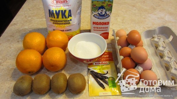 Перевернутый апельсиновый торт фото к рецепту 1