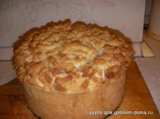 Яблочный пирог с белковой начинкой