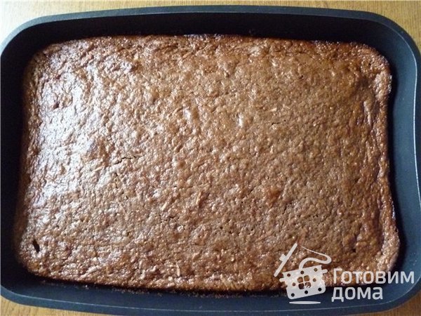 Шоколадно-яблочный пирог фото к рецепту 8