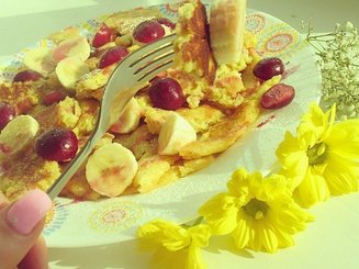 Овсяный Кайзершмаррн с ягодами