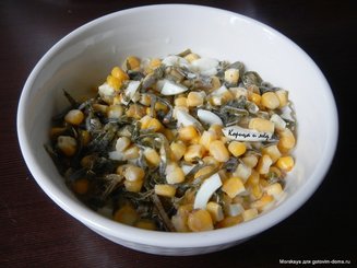 Салат из морской капусты