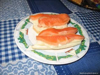 Форель, Семга малосольные (с водкой)