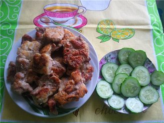 Мясо в кляре или Быстрые чебурекобеляшики