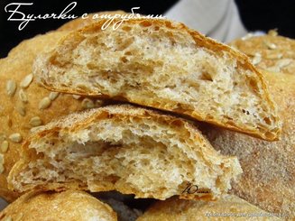 Булочки с отрубями