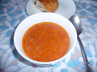 Суп с булгуром и чечевицей