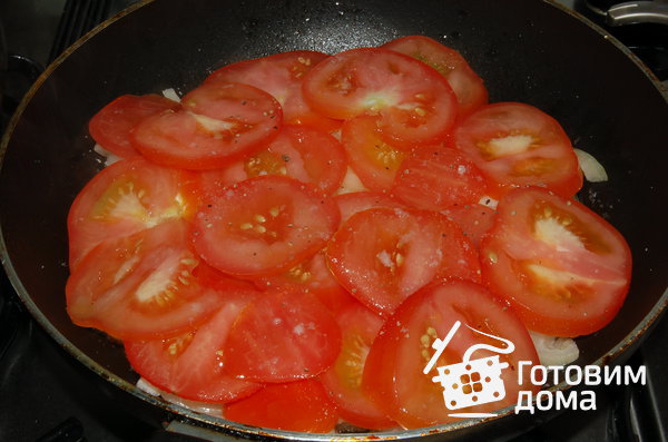 Рыба с луком и помидорами фото к рецепту 2