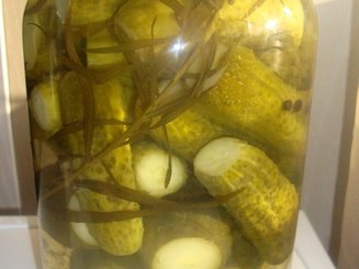Маринованные огурчики  ( семейный рецепт )