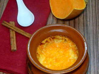Кукурузная каша с тыквой