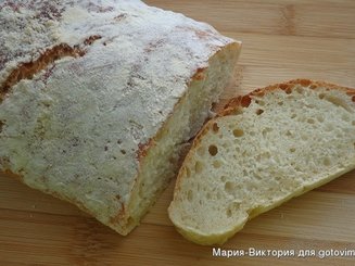 Чиабатта - не вымешивая тесто