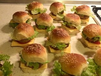 Булочки для гамбургеров усовершенствованные