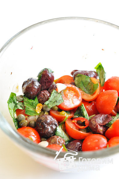 Перец, запеченный с помидорами и тунцом фото к рецепту 4