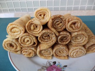 Заварные блины на кефире