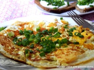 Яичница с лавашом