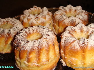Маффины с яблоками на кислом молоке
