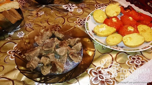Яшлыкский ужин (говядина с овощами в духовке) фото к рецепту 5