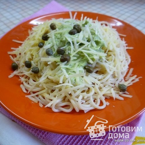 Спагетти с авокадо