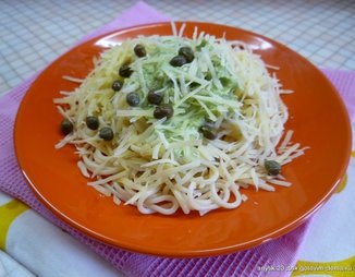 Спагетти с авокадо