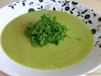 Суп-пюре с овощами и грибами (без масла)