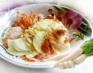 Лёгкий салат из редьки по-корейски