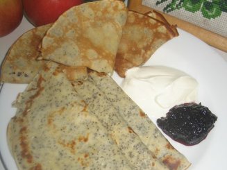 Французские маковые блинчики