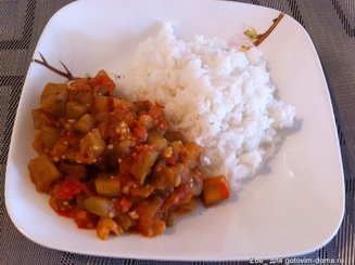 Соте из баклажанов