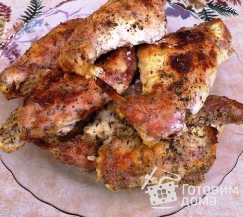 Кроличьи ножки, запеченные с прованскими травами.