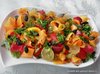 "Цвет осени!" салат с маринованными тыквой и сливой