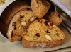 Бискотти с сушенной клюквой, фисташками и миндалем