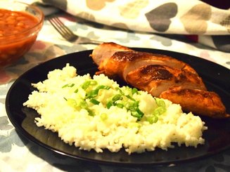 Рис с чесноком и сливочным маслом