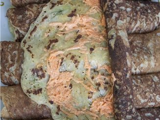 Пряные кабачковые блинчики