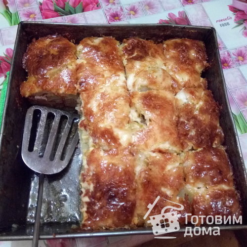 Картошка запеченная с мясом