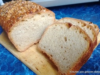 Пшеничный хлеб на ржаной закваске