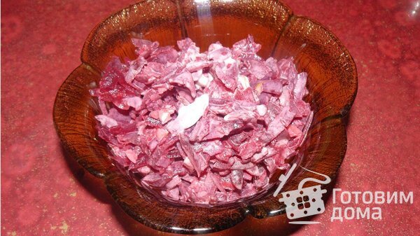 Салат из свеклы фото к рецепту 4