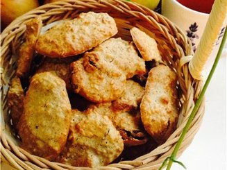 Овсяное печенье с цельнозерновой мукой