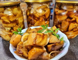 Баклажаны как шашлык на зиму