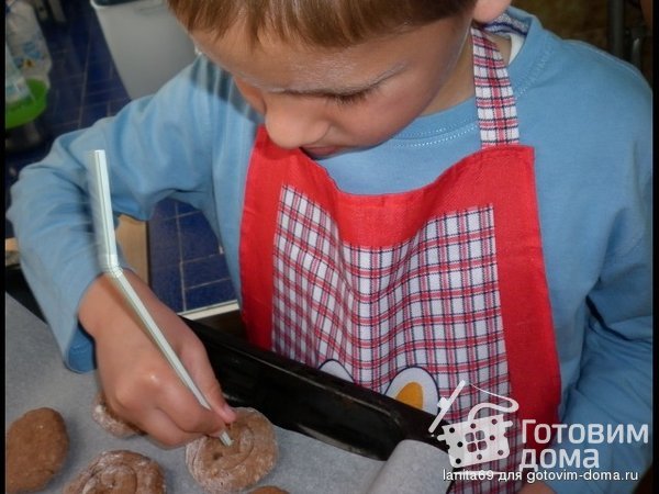 Печенье &quot;Пуговки&quot; фото к рецепту 4