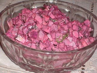 Салат из свеклы и огурцов