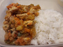 Курица, тушенная с баклажанами и овощами от Молодая мамка Курица, тушенная с баклажанами и овощами от Молодая мамка
