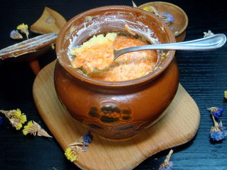 Кукурузная каша с тыквой