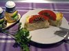 Запеканка с помидорами и фаршем