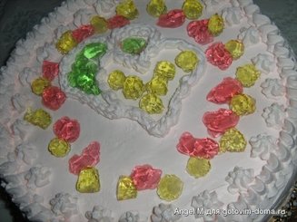 Торт "Цветной галаретковец"